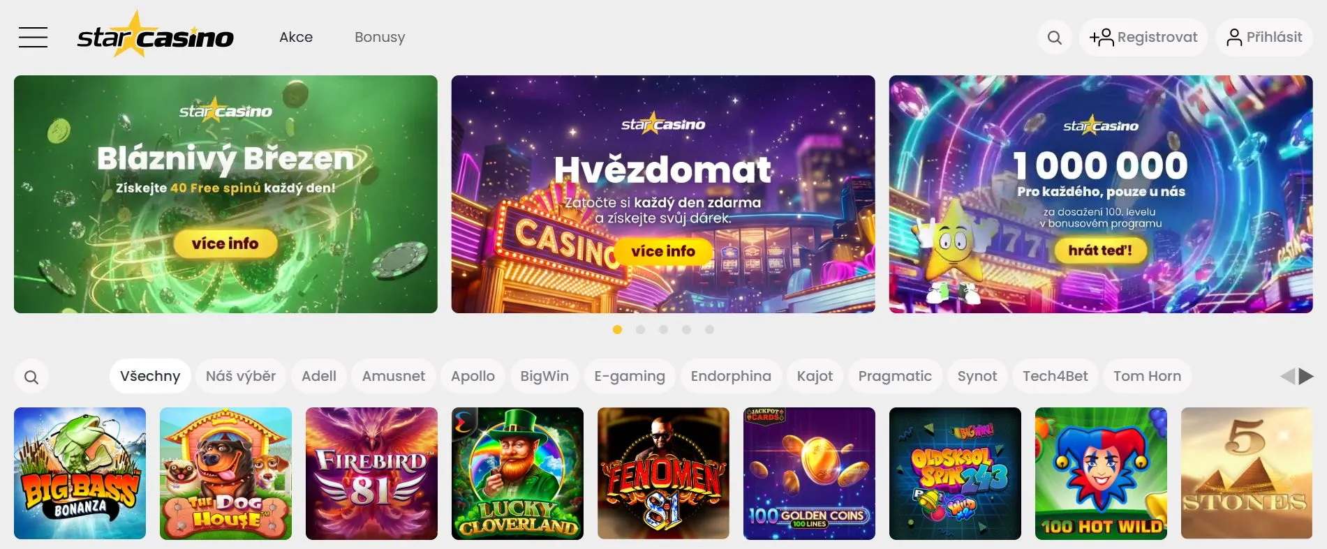 nové české online casino Star-Casino